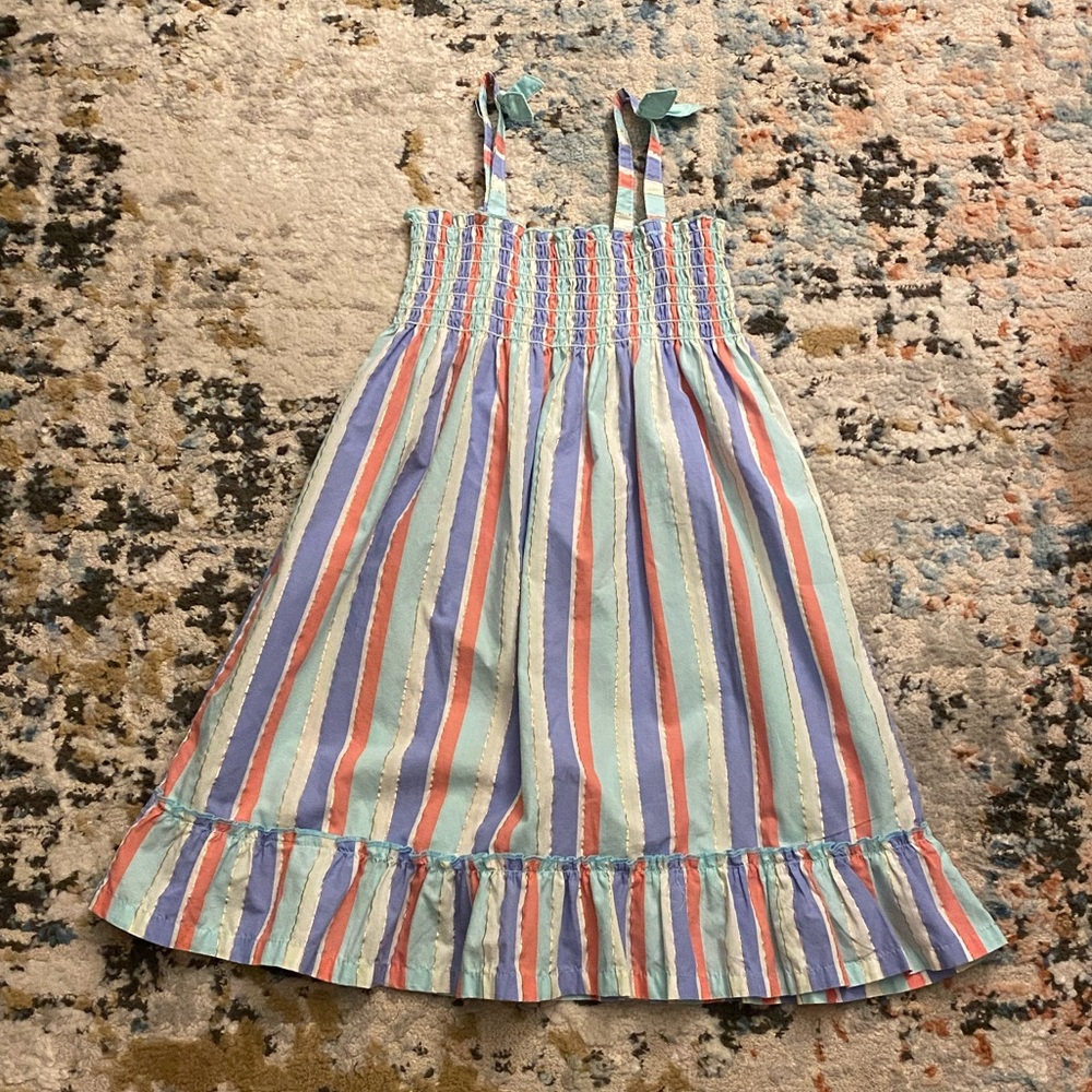 Girls size 6 ruffle bottom sundress
